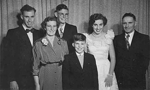 Ernest (far right) on the occasion of his daughters 21st birthday