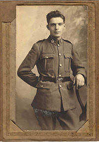 Ernest Beguely in uniform 
