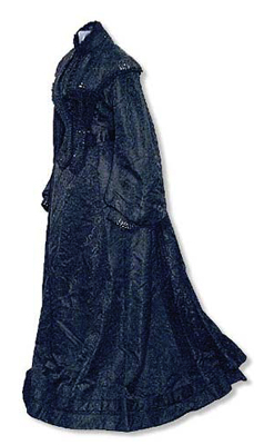 Mourning dress, 1890 image