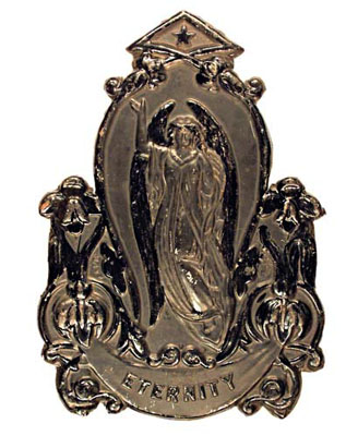 Decorative coffin plaque image